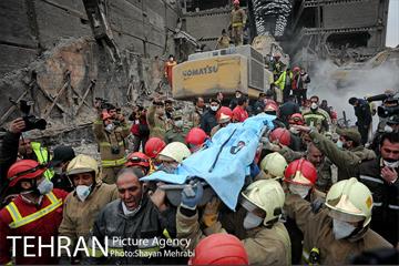 هشتمین روز آواربرداری ساختمان پلاسکو-1 21