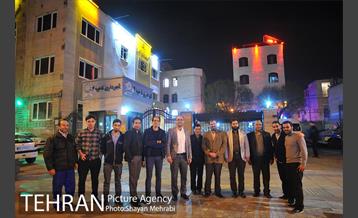 شهردار شب مرکز ارتباطات شهرداری تهران 1