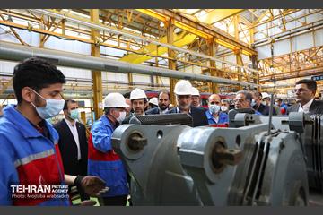 بازدید شهردار تهران از کارخانه واگن سازی 10
