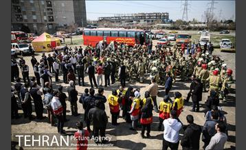 مانور عملیاتی آتشنشانان جنوب تهران 30