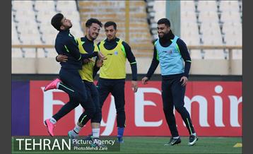 تمرین تیم فوتبال استقلال
