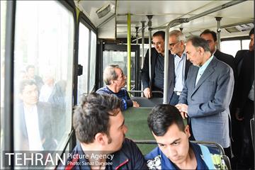 بازدید شهردار تهران از خطوط اتوبوسرانی  29