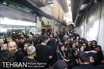 مراسم عزاداری تاسوعای حسینی در بازار تهران 3