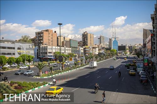 وضعیت ترافیکی خیابان های تهران پس از تعطیلات نوروز 1400
