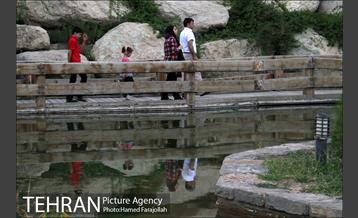 عصر تابستانی در بوستان آبشار تهران 8