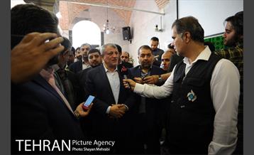 حضور محسن هاشمی در مسجد فخریه برای انتخابات شورایاری ها 5