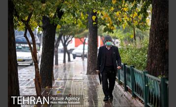 بارش باران پاییزی در تهران 16