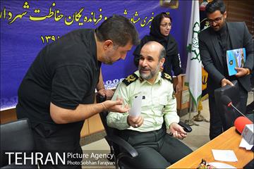 نشست خبری فرمانده یگان حفاظت شهرداری تهران 17