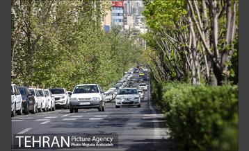 وضعیت ترافیکی خیابان های تهران پس از تعطیلات نوروز 1400