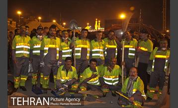 ارائه خدمات نیرو های خادم الحسین (ع) در کربلا 23