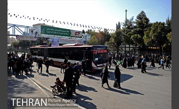 خدمات شهرداری تهران در مراسم پیاده روی جاماندگان حسینی (ع) 7