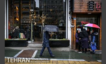 بارش باران بهاری در تهران 14