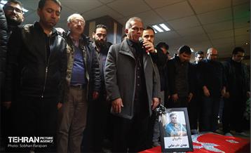 تشییع پیکر خبرنگار فقید مهدی علیرضایی 17