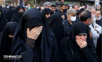 تشییع پیکر ۲۰۰ شهید گمنام دفاع مقدس در تهران 74