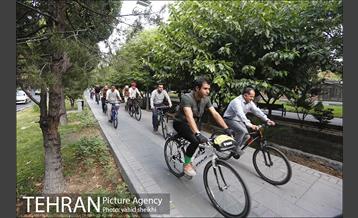 پویش سه شنبه های بدون خودرو با حضور معلولین 14