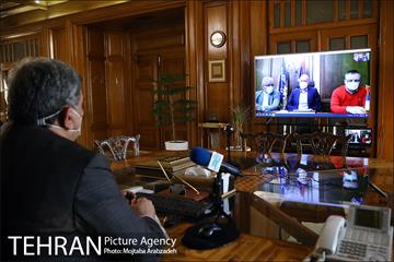 ویدئو کنفرانس شهردار تهران با شهردار بلگراد 2