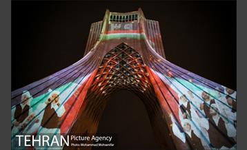 نور افشانی برج آزادی  14