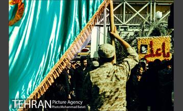 مراسم تشییع پیکر شهید ناظری در منطقه 20 (شهرری) 2