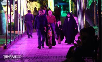 «جشن نور تهران» در بلوار کشاورز 1