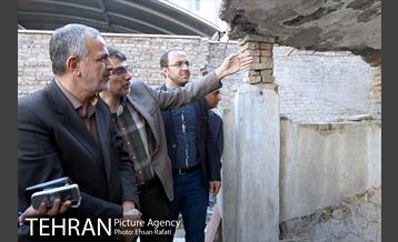 بازدید دکتر مسجدجامعی از مقبره ملک المتکلمین و صوراسرافیل  16