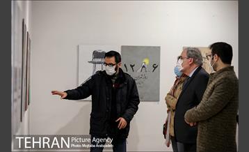 بازدید سفیر فرانسه از نمایشگاه تهران از منظر هنرمندان 14