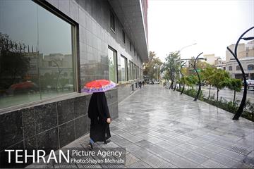 بارش باران پاییزی در تهران 22