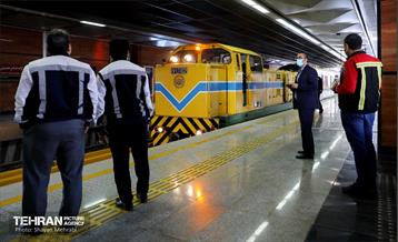 فرآیند تست سرد متروی تهران پرند 8