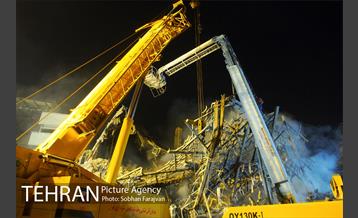 امداد رسانی شبانه در حادثه پلاسکو -2 15