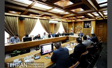 دیدار فرمانده سپاه محمد رسول الله تهران با شهردار تهران 1