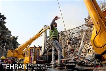 ساختمان پلاسکو فرو ریخت -4 6
