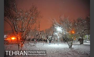 روز برفی در پارک لاله 18