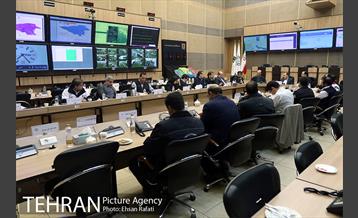 حضور شهردار تهران در جلسه ستاد مدیریت بحران شهر تهران  1