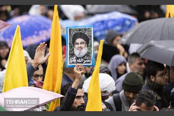 تجمع مردم تهران در محکومیت به شهادت رساندن سیدحسن نصرالله 4