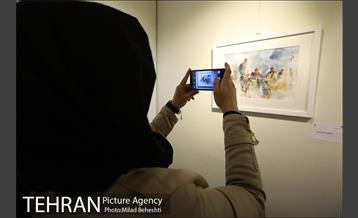 نمایشگاه گروهی نقاشی آبرنگ با عنوان ترنم خیال در گالری نهاوند‎ 8