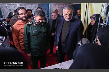 بازدید شهردار تهران از چهارمین رویداد سراسری تولید محتوای دیجیتال بسیج 12