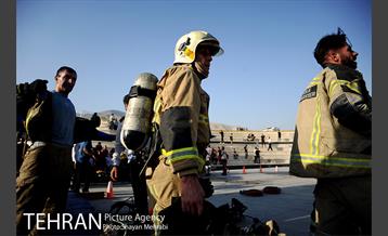 مسابقه عملیاتی ورزشی آتش نشانان تهران 8