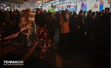 نورافشانی میدان ولیعصر(عج) به مناسبت نیمه شعبان 14