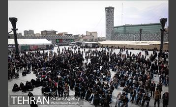 آیین سنتی سمنو پزان در میدان امام حسین (ع) 5