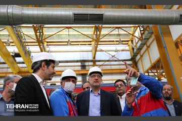 بازدید شهردار تهران از کارخانه واگن سازی 7