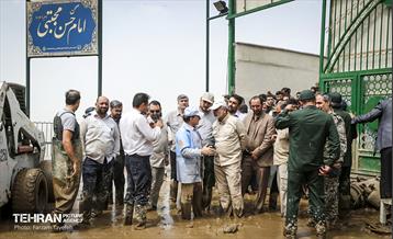 بازدید شهردار تهران از منطقه سیل زده امام زاده داوود(ع) 6