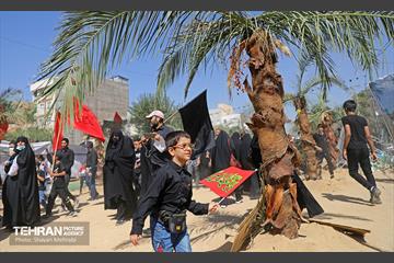 حضور کودکان در مراسم پیاده روی جاماندگان اربعین حسینی(ع) 18