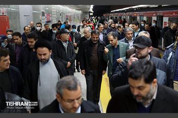 تست گرم بخش میانی خط ۶ مترو تهران 47