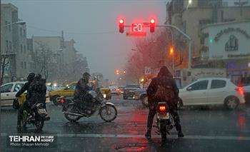بارش برف در تهران 34