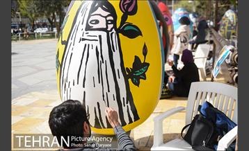 جشنواره تخم مرغ های رنگی در میدان هفت حوض 8