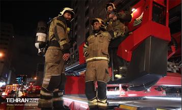 آتش‌سوزی در بیمارستان گاندی تهران 45