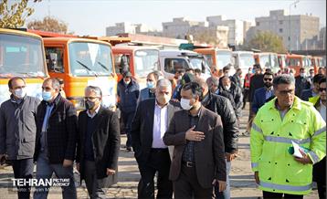 مانور برف روبی شهرداری منطقه 20