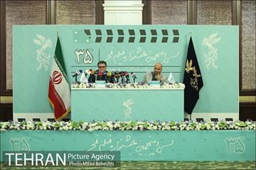 نشست خبری سی و پنجمین جشنواره فیلم فجر‎ 3