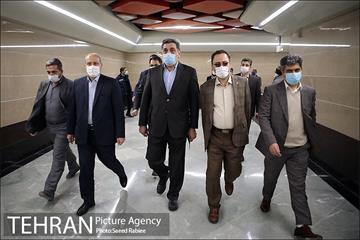 بازدید شهردار تهران از ایستگاه مترو برج میلاد 7