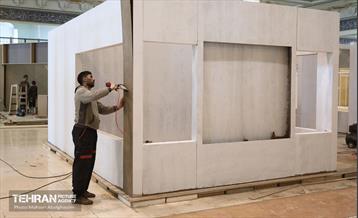 آماده سازی نمایشگاه مطبوعات 19