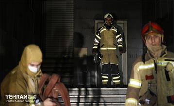 آتش سوزی در خیابان بهار تهران 26